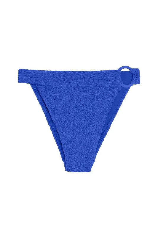 Smooth-core swimwear -Antigua Bottom - Cobalt Crinkle