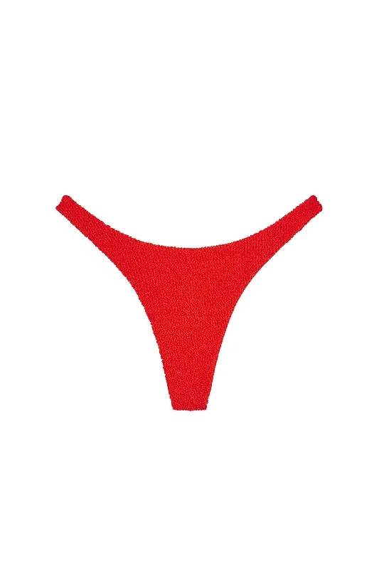 Ocean-core swimwear -Byron Thong - Chili Pepper Crinkle