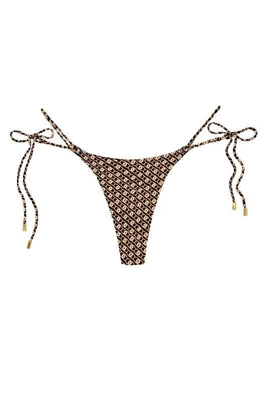 Resort-chic swimwear -Hanalei Bottom - Geo Lynx