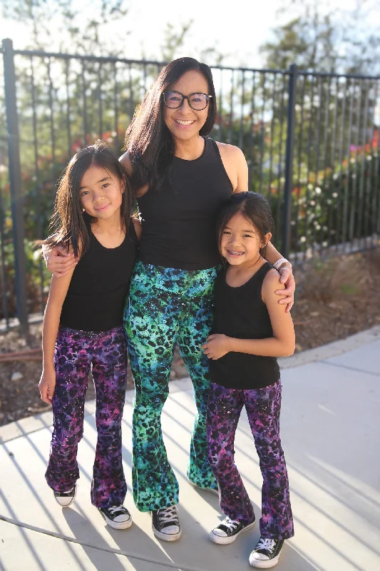 Purple fit sports legging -Bundle Mini Flare Leggings PDF Pattern Sizes B - M and 2-16