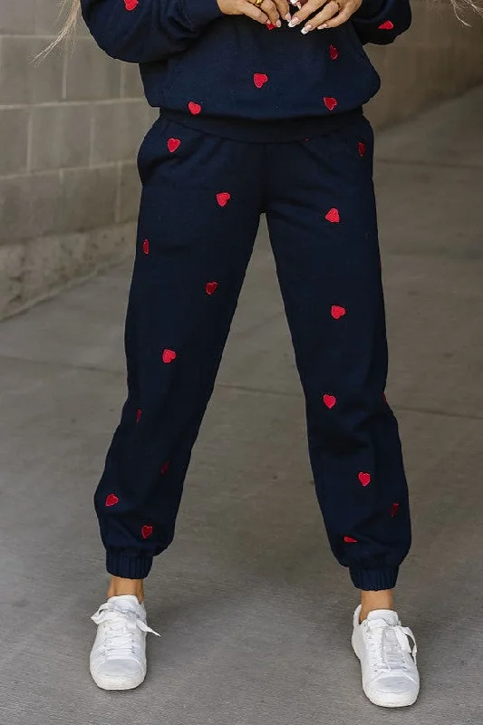 Knee-support sports pant -Signature Joggers- Queen of Hearts