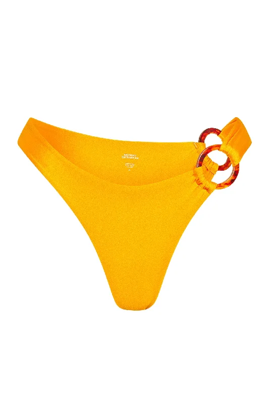 Green core swimwear -Bronte Bottom - Mango Shiny