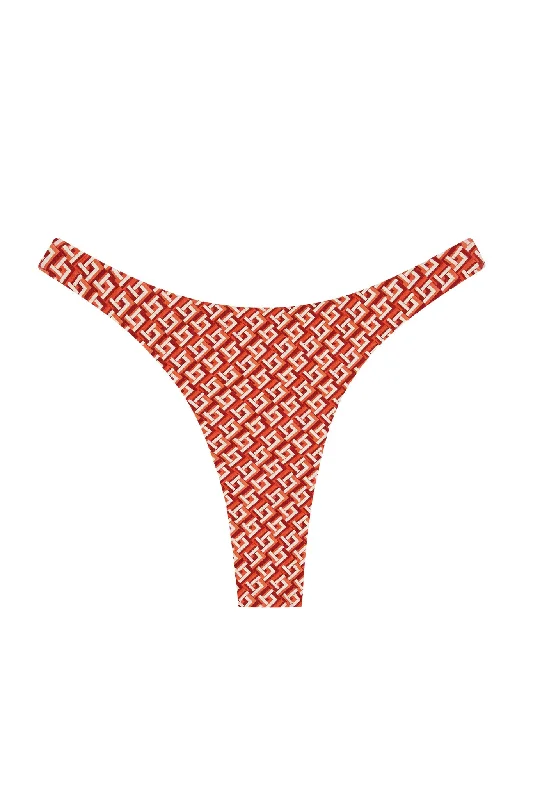 Red flow swimwear -Tamarama Bottom - Lattice Geo