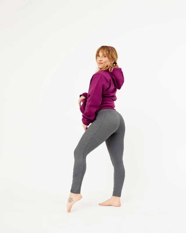 Mesh-sleek sports legging -Embossed Pocket Leggings