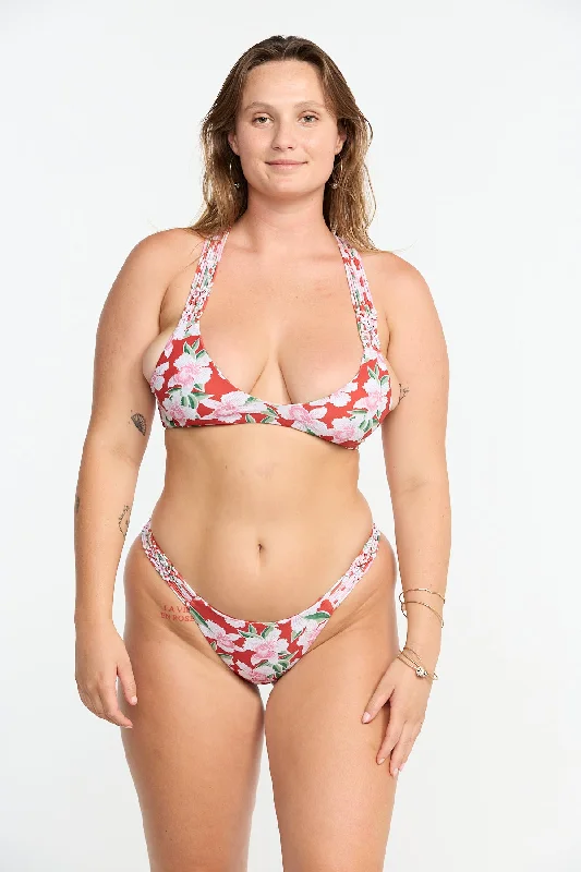 Surf-chic swimwear -Peggy Bottom - Vintage Orchid