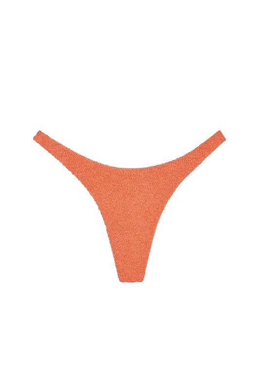 Mesh-flow swimwear -Byron Thong - Summer Peach Crinkle