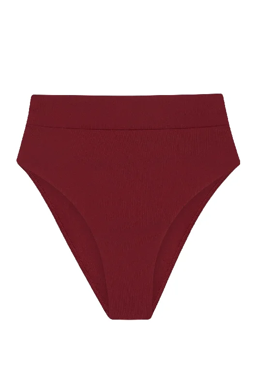 Trip-fit swimwear -Sorrento Bottom - Burgundy