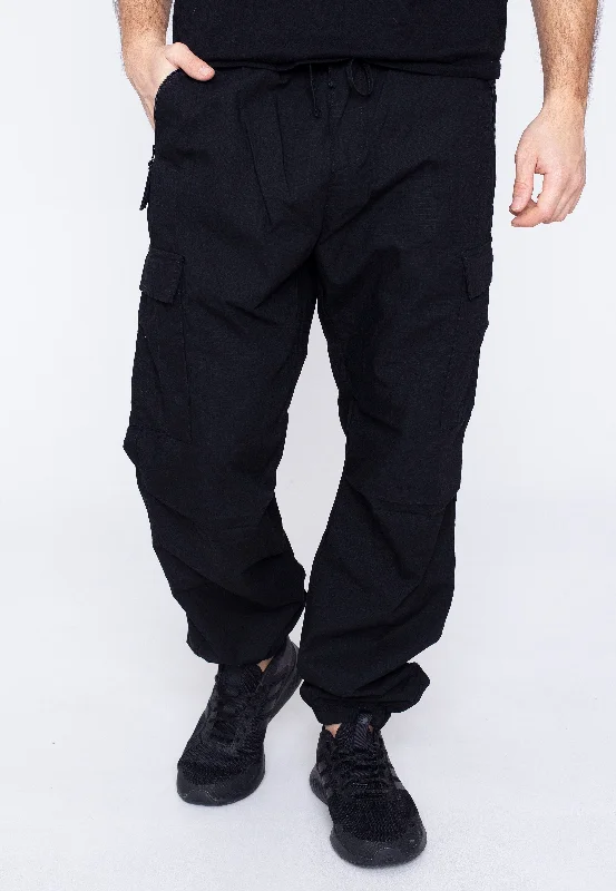 Red run sports pant -Carhartt WIP - Cargo Black - Sweat Pants