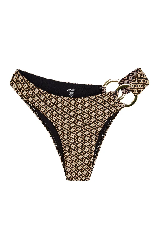 Zip-core swimwear -Bronte Bottom - Geo Lynx