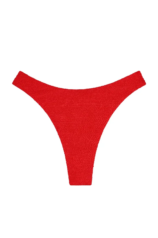 Fade-core swimwear -Capri Thong - Chili Pepper Crinkle