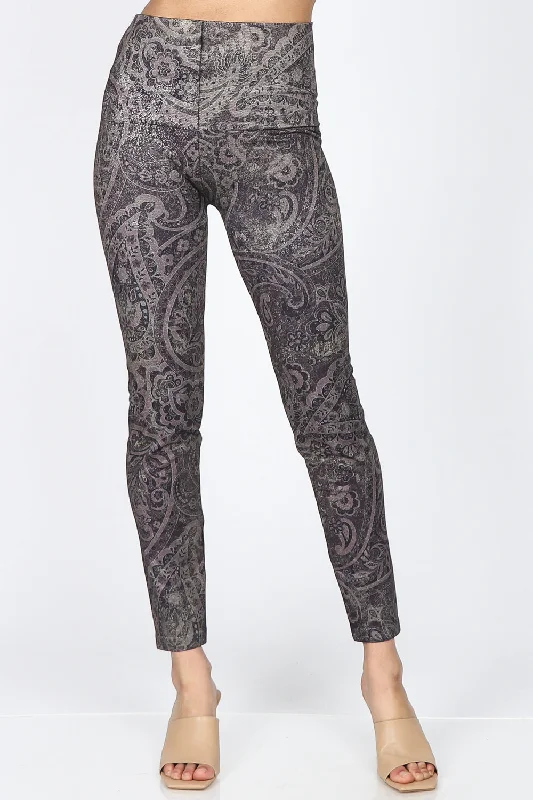 Pro-core sports legging -Paisley Print Leggings