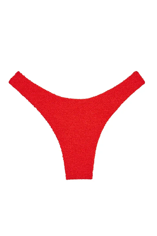 One-piece flow swimwear -Byron Bottom - Chili Pepper Crinkle