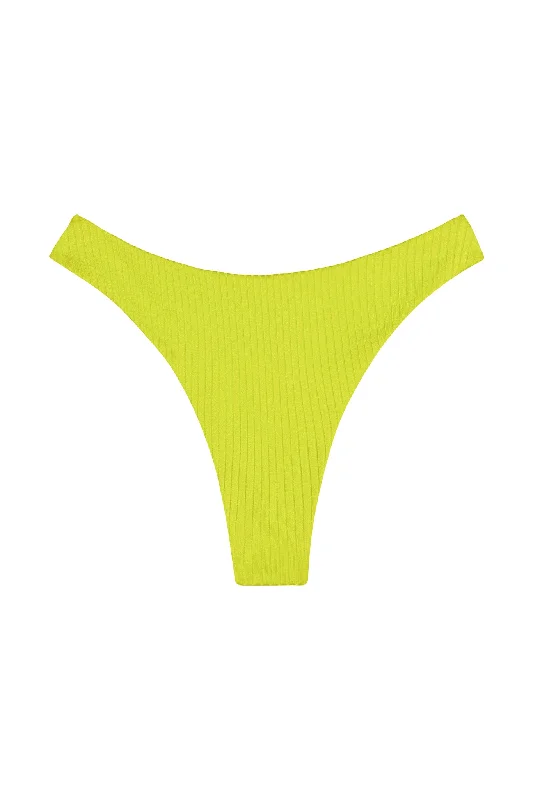 High-flow swimwear -Capri Thong - Zest Wide Rib