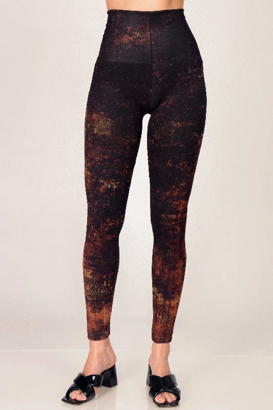 Pro-core sports legging -Glowing Earth Printed Legging