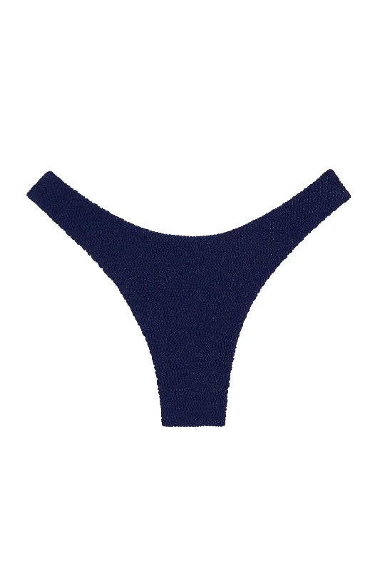 Stretch-fit swimwear -Byron Bottom - Midnight Crinkle