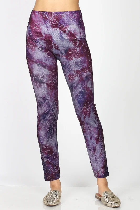 Green swift sports legging -Monochromatic Tie Dye Leggings