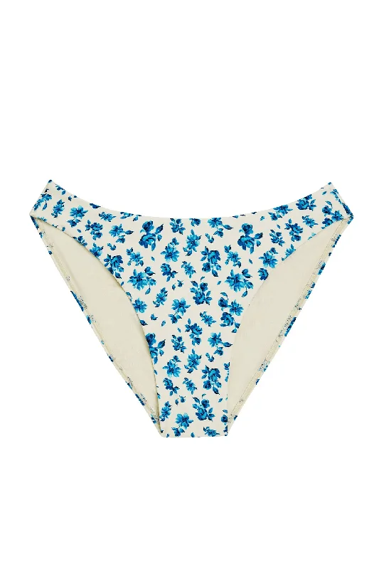 Water-fit swimwear -Seychelles Bottom - Lake Como Watercolor (Modest Coverage)