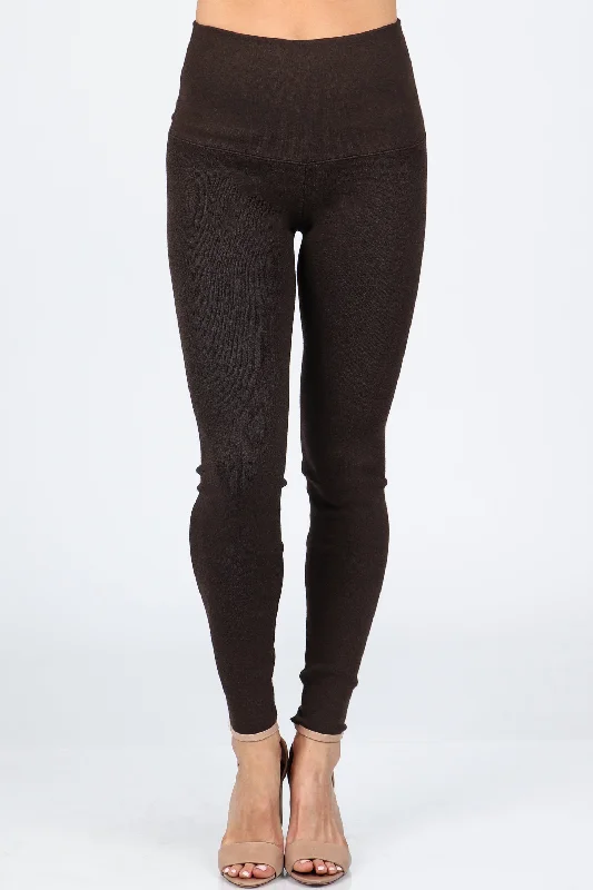 Warm-sleek sports legging -Essential Sweater Legging