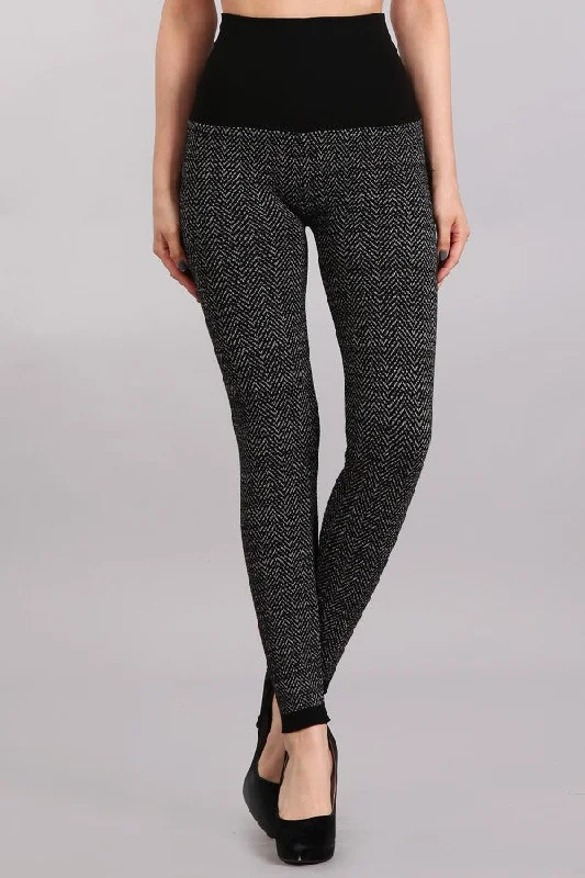 Cozy-sleek sports legging -Holly Sweater Leggings