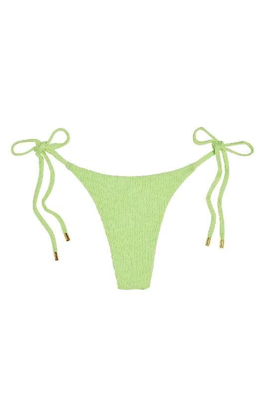 Blue vent swimwear -Palma Bottom - Honeydew Summer Plaid