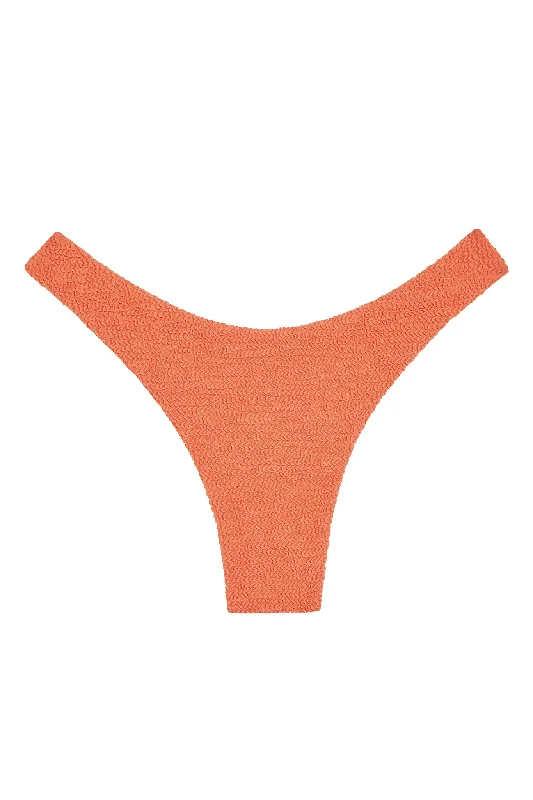 One-piece core swimwear -Byron Bottom - Summer Peach Crinkle