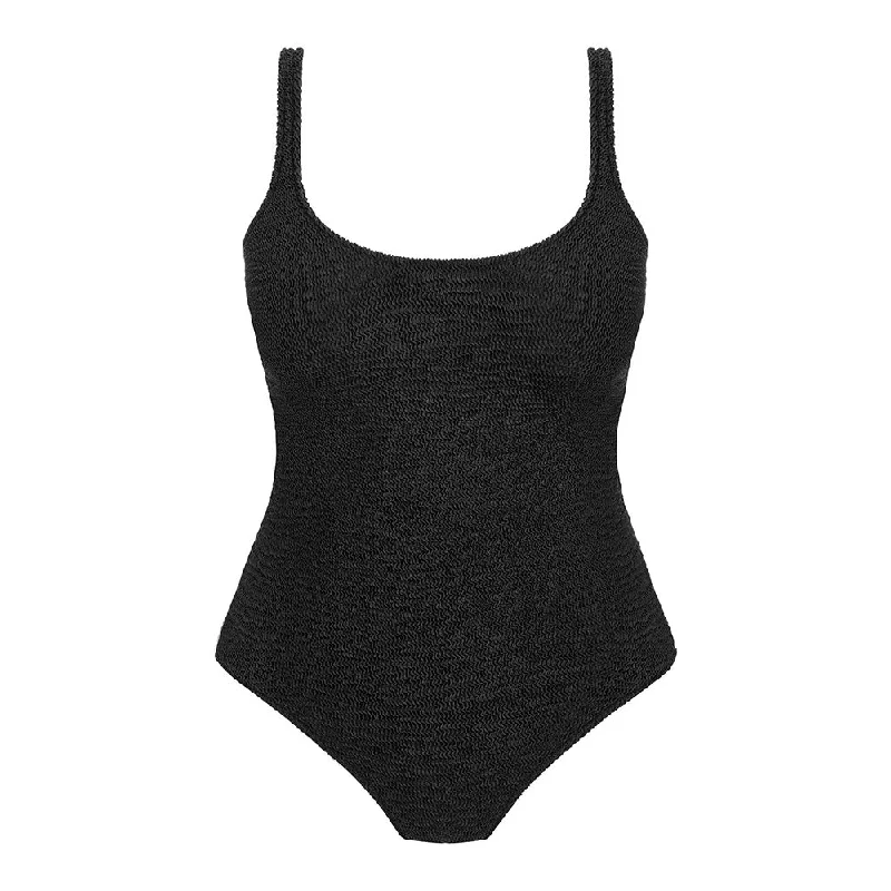 Mesh-core swimwear -Ibiza Waves Black Underwired Swimsuit