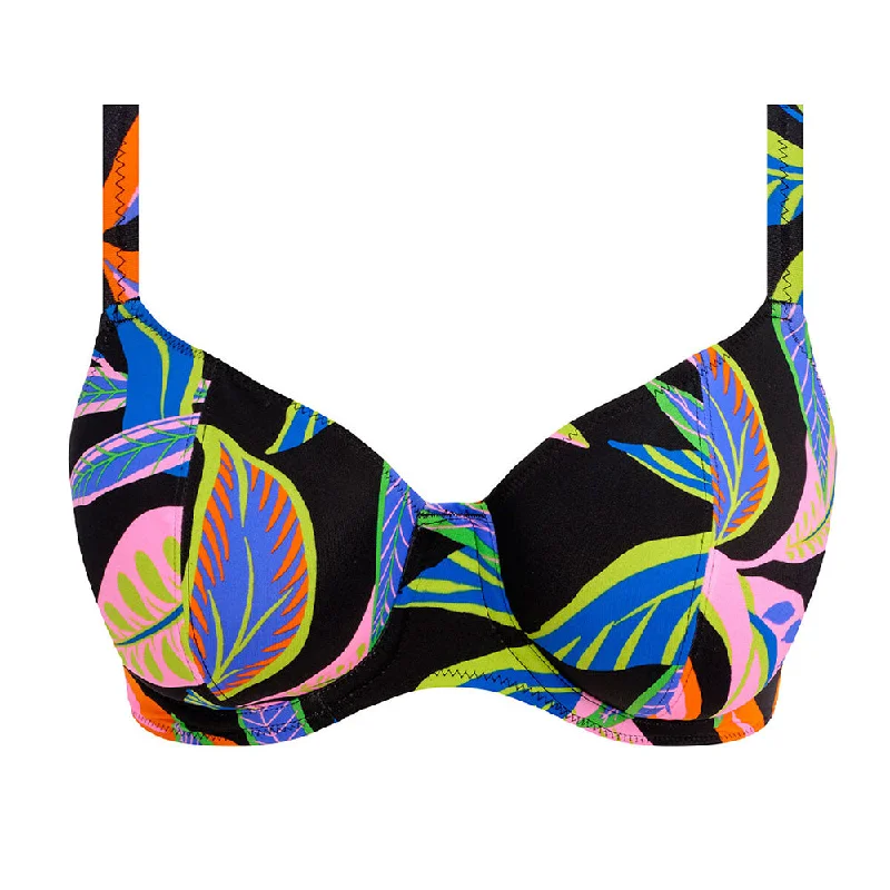 Bikini bold swimwear -Desert Disco Multi Underwired Plunge Bikini Top