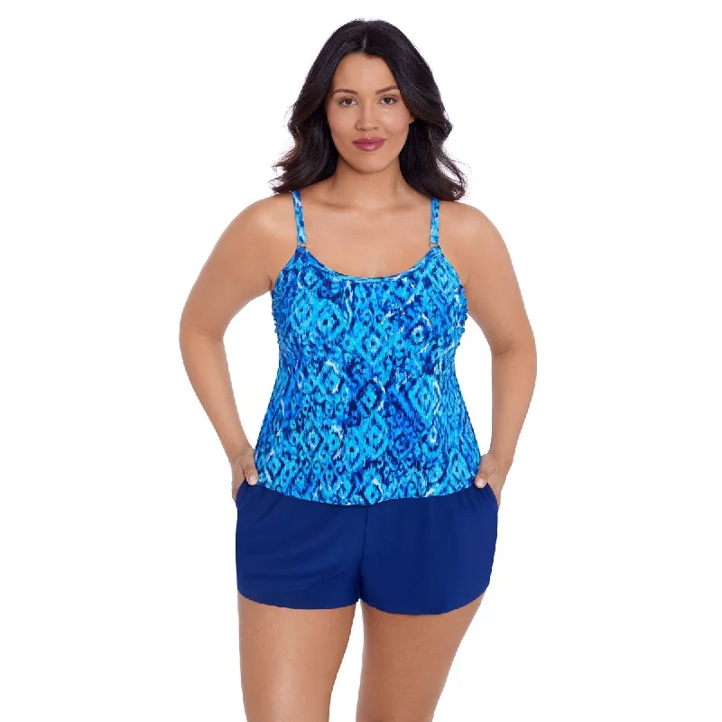 Tri-chic swimwear -TRIMSHAPER FARRAH ROMPER