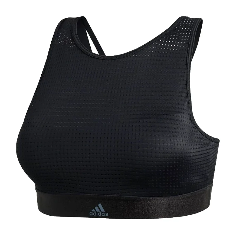 Lilac Slim Sports Bra for Rest -adidas Women's Halter Sports Bra Black