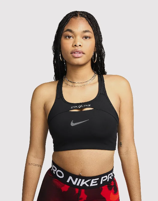 Slate Pop Sports Bra for Fitness -Nike Megan Thee Stallion Sports Bra