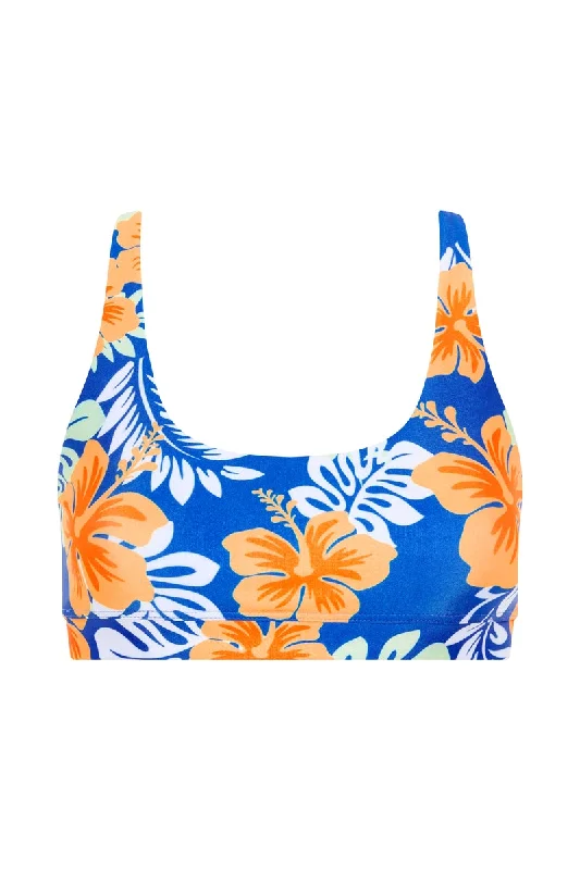 Mesh-flow swimwear -Palm Beach Top in Steve's Shirt