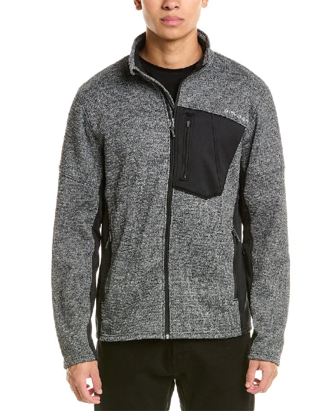 Green core sports jacket -Spyder Bandit Hybrid Full Zip Jacket