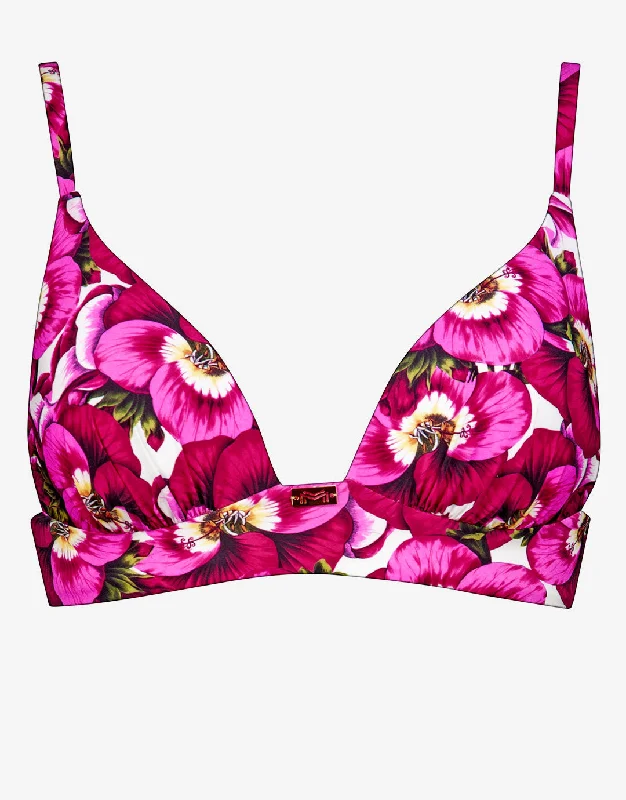 Slate Dry Sports Bra for Fitness -Revelation Bralette Bikini Top - Pansy Pink