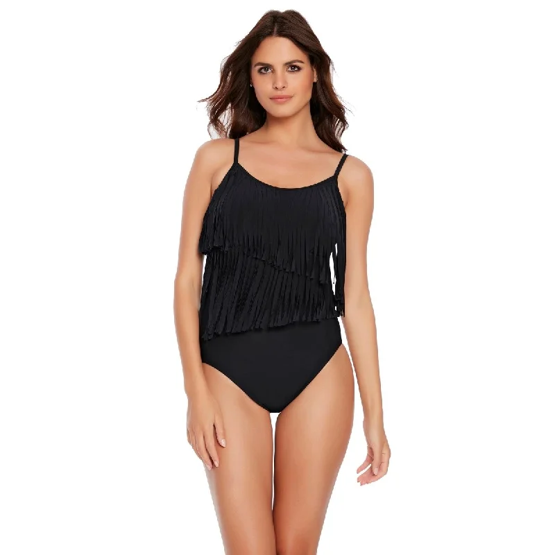 Mesh-core swimwear -MAGICSUIT FRINGE SHAKIRA ONE PCE