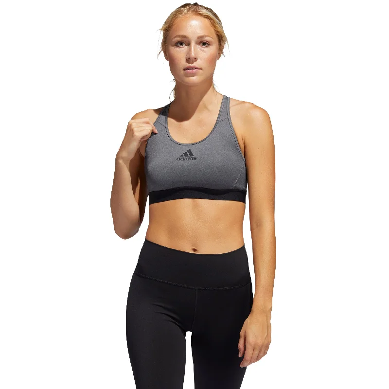 Rose Petite Sports Bra for Strength -Adidas Dont Rest Alphaskin Padded Grey Womens Sports Bra