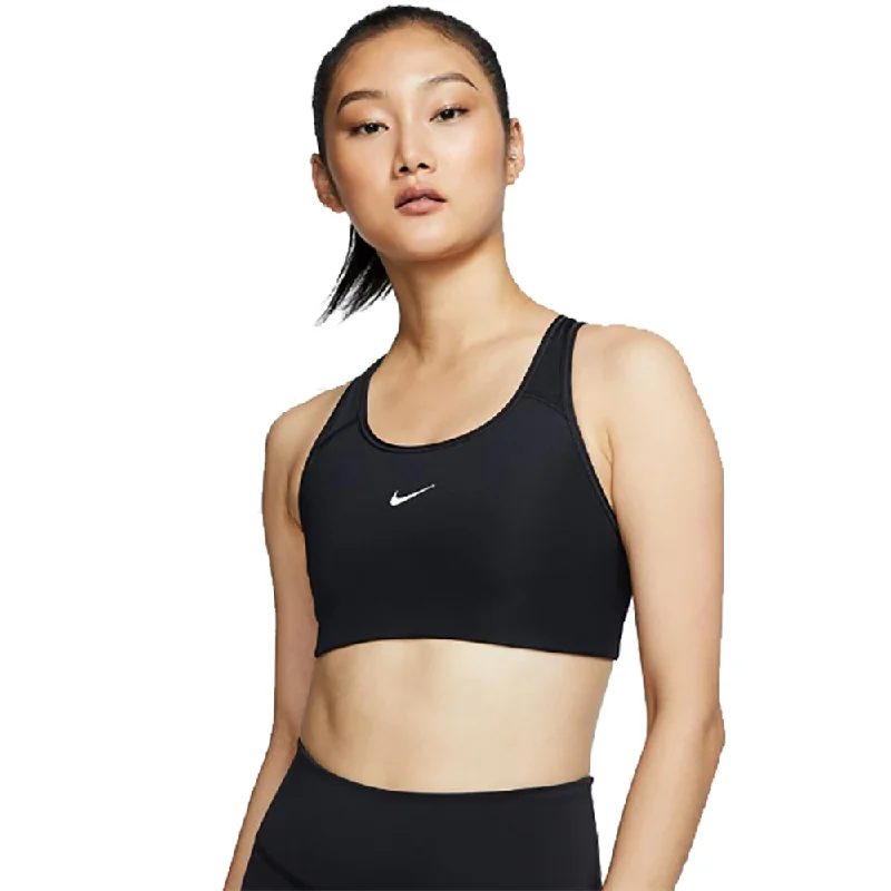 Slate Pop Sports Bra for Fitness -Nike Swoosh Womens Sports Bra