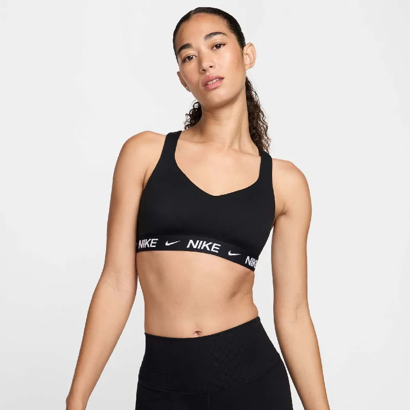 Lime Swift Sports Bra for Ease -Nike | Women's Indy High Support Padded Adjustable Sports Bra - Black