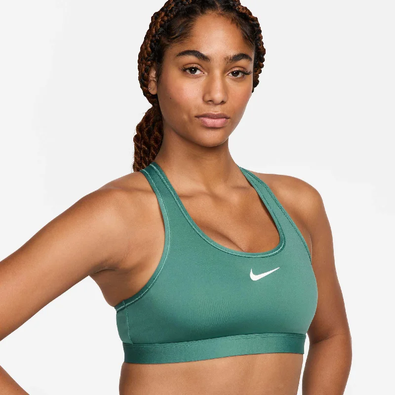 Forest Deep Sports Bra for Dance -Nike | Women's Swoosh Medium Support Padded Sports Bra - Bicoastal/White