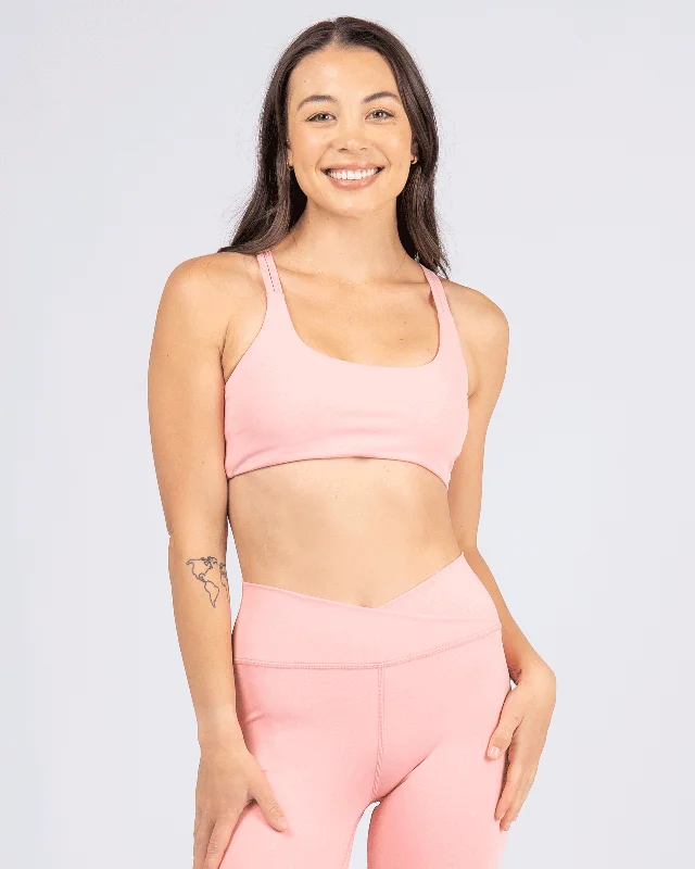 Amber Junior Sports Bra for Light Wear -Sara Kathryns x JS Active "Adjust Me" Sports Bra - Sweet Berry