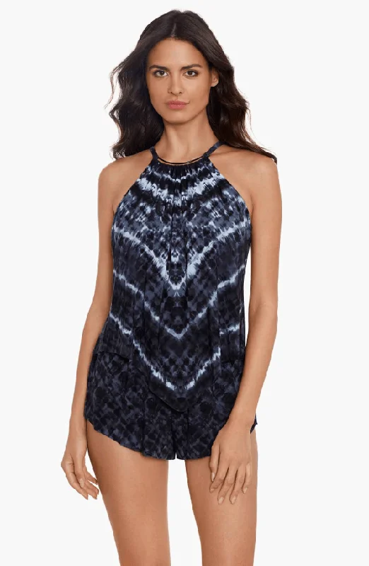 Black flow swimwear -MAGICSUIT GOLDIE ROMPER