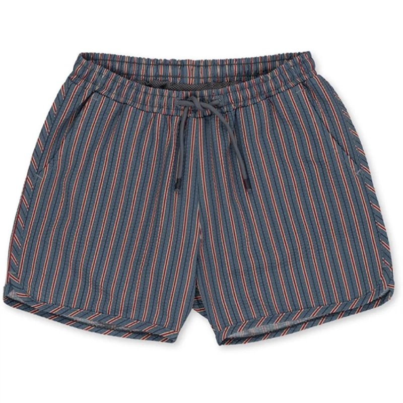 Aqua Twin Sports Short for Activity -Konges Sløjd Seer Asnou Swim Shorts Stripe Mirage