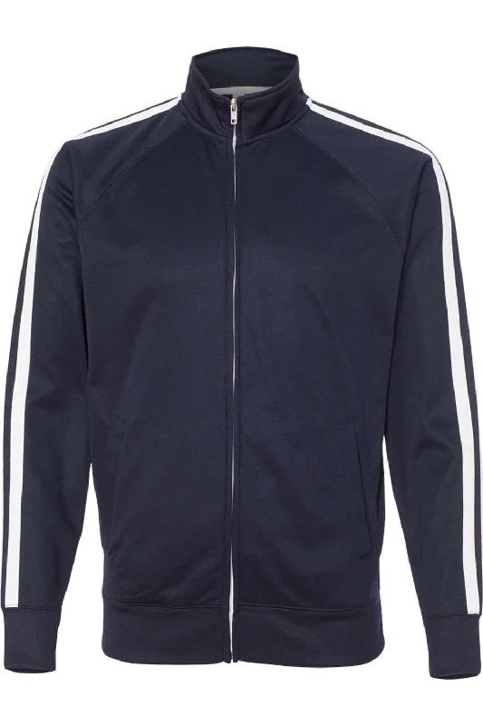 Vent-core sports jacket -Independent Trading Co. Lightweight Poly-Tech Full-Zip Track Jacket