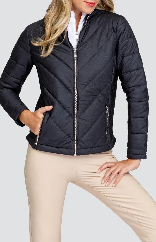 Heat-flow sports jacket -Analia Jacket - Onyx Black