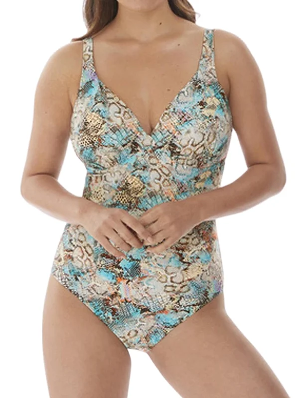 Bold-core swimwear -Manila Swimsuit - Iced Aqua