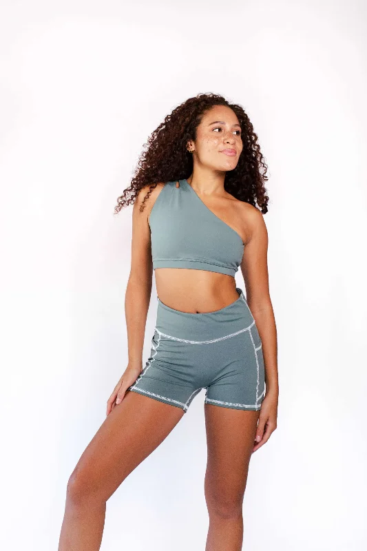 Cross Fit Sports Bra for Design -The Maverick Bra - Sage Green