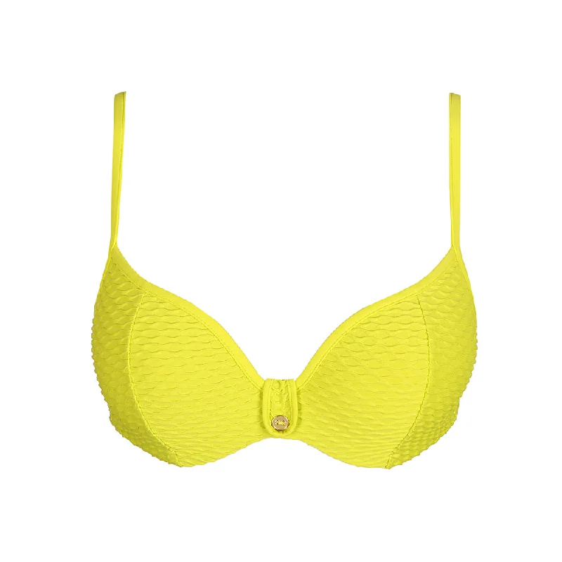 Print-flow swimwear -Brigitte Suncoast Heart Shape Padded Bikini Top