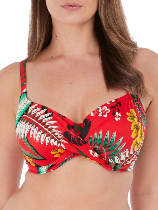 Resort-chic swimwear -Vilamoura Full Cup Bikini Top - Lollipop