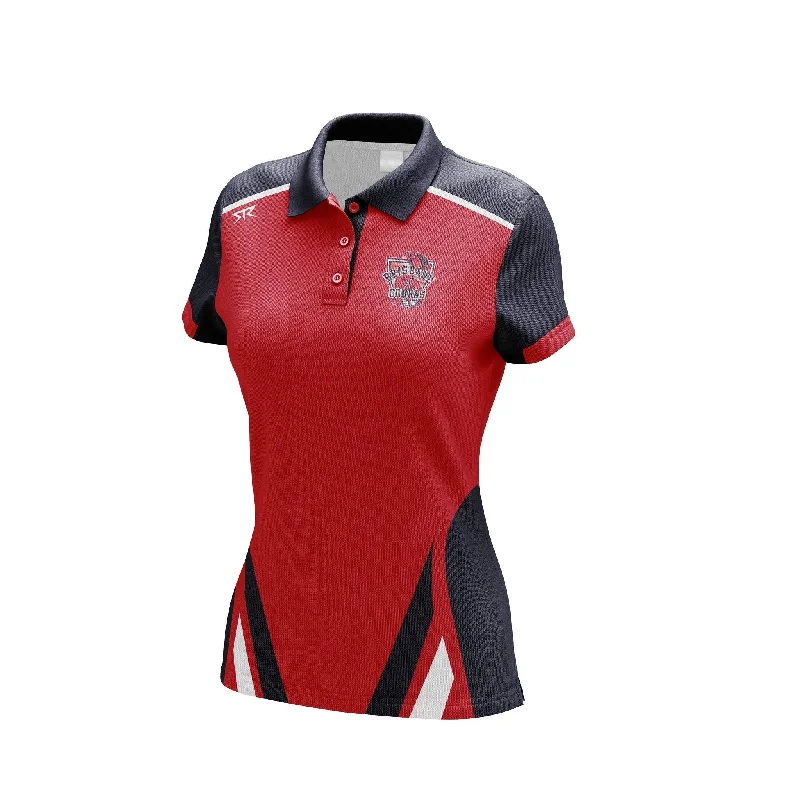 Amber Junior Sports Bra for Contrast -Brisbane Cobras Women's Supporter Polo