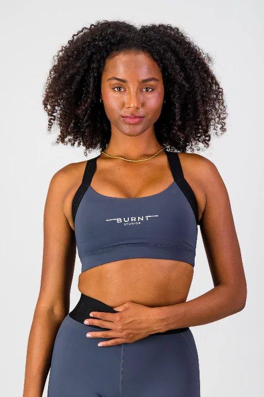 Aqua Two-Tone Sports Bra for Activity -Dusk Sports Bra