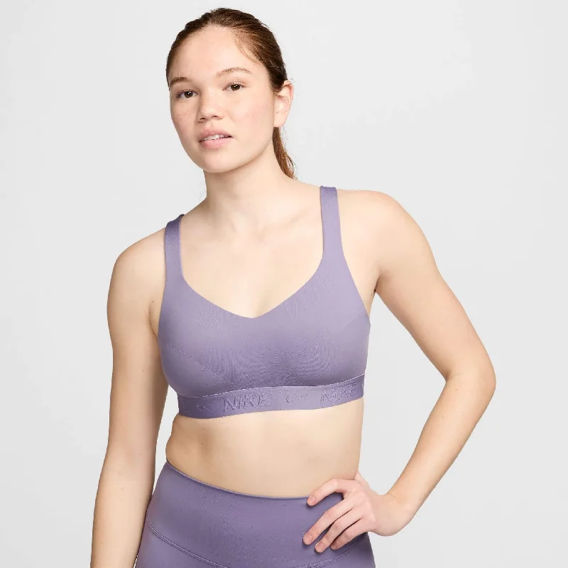 Slate Dual Sports Bra for Speed -Nike | Women's Indy High Support Padded Adjustable Sports Bra - Daybreak